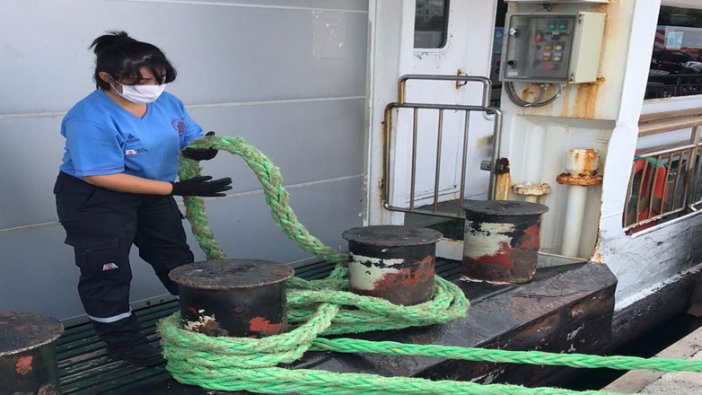 Şehir Hatları'nda ilk kez kadın gemiciler iş başı yaptı