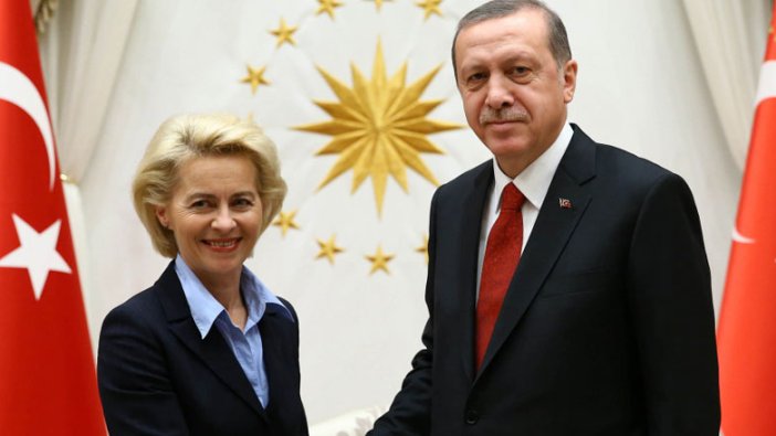 Erdoğan, AB Komisyonu Başkanı Ursula Von Der Leyen ile görüştü