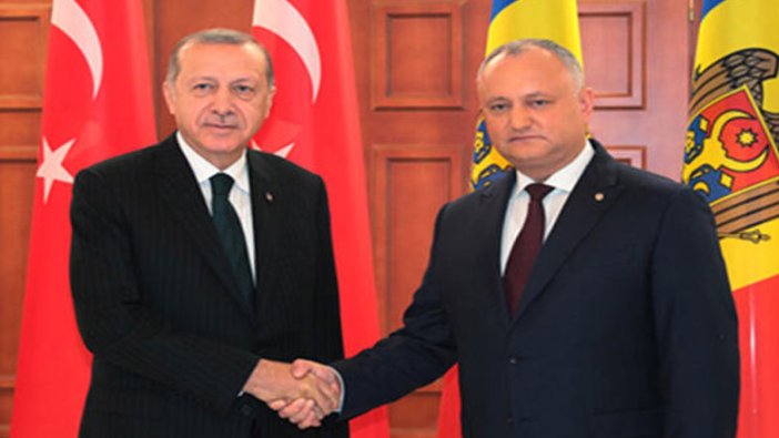 Erdoğan, Moldova Cumhurbaşkanı ile görüştü