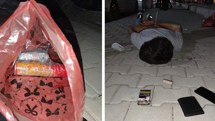 Şırnak'ta bir terörist üzerindeki patlayıcılar ile yakalandı