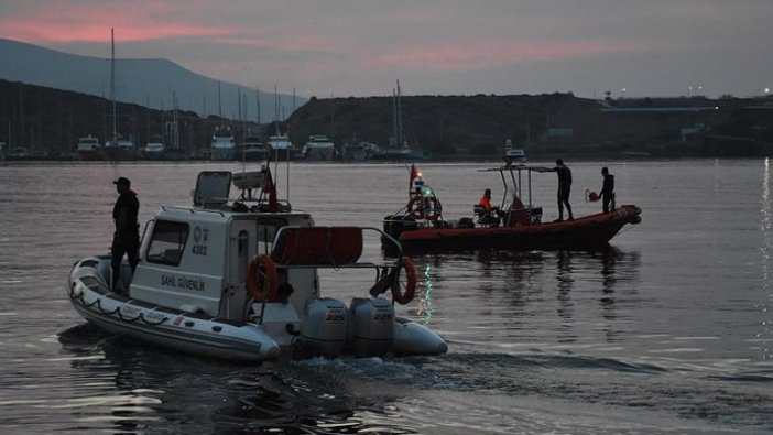 Bodrum’da göçmen teknesi battı