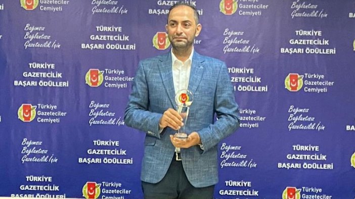 Murat Ağırel'e Türkiye Gazeteciler Cemiyeti'nden ödül