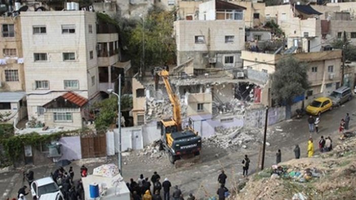İsrail'in Doğu Kudüs'teki yıkımı sürüyor