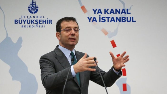 Ekrem İmamoğlu "Ya Kanal Ya İstanbul" ile iglili yazılı ifadesini verdi