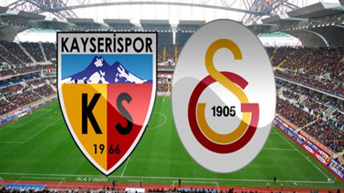 Galatasaray-Kayserispor maçı bitti