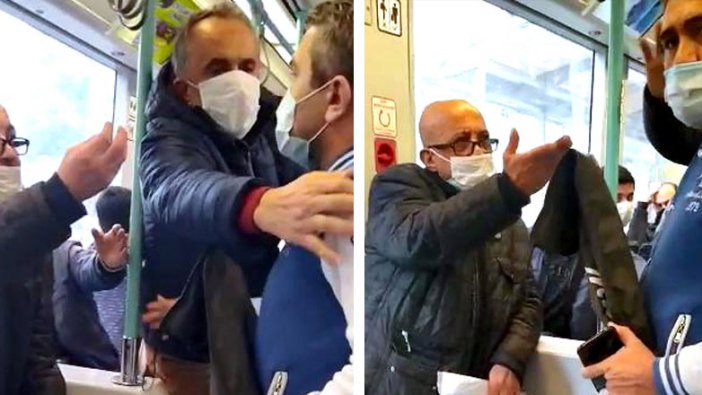 Cevizlibağ-Eminönü tramvay hattında maske tartışması yaşandı