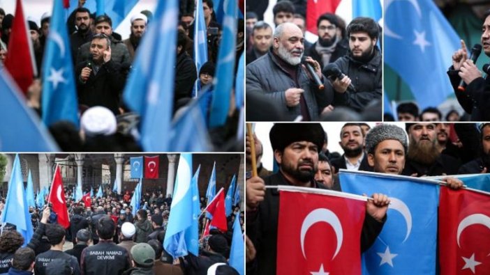 İstanbul’da Doğu Türkistan’daki zulme tepki