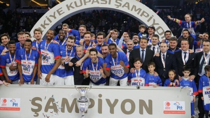 Türkiye Kupası'na Anadolu Efes damgası