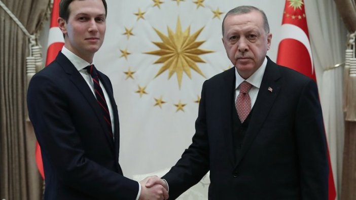 Cumhurbaşkanı Erdoğan Kushner'i kabul etti