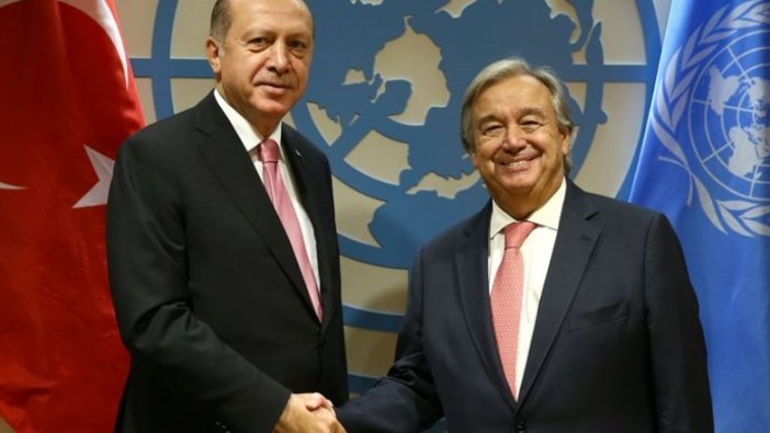 Cumhurbaşkanı Erdoğan, Guterres ile görüştü