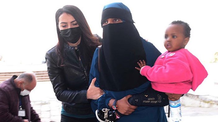 Mavi bülten ile aranırken IŞİD'li kadın yakalandı