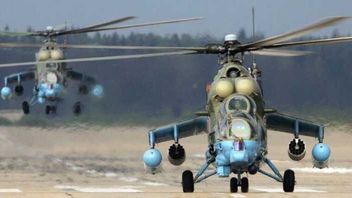 Suriye’de Rus helikopteri düştü: Pilot yaşamını yitirdi