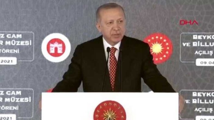 Cumhurbaşkanı Erdoğan müze açılışında konuştu
