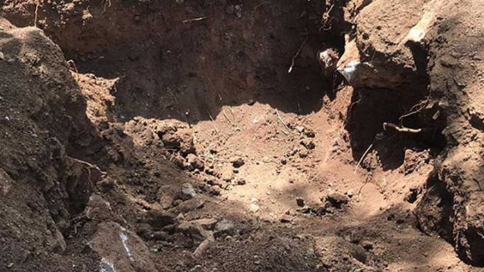 Adıyaman'da çiftçi, toprağa gömülü insan kafatası ve kemik buldu