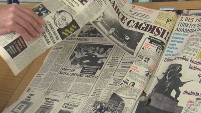 Atatürk Kitaplığı'ndaki tarihi gazete nüshalarına jiletli tahribat