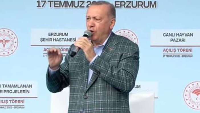 Cumhurbaşkanı Erdoğan Erzurum'da açıklamalarda bulundu