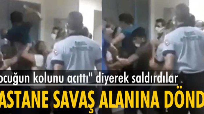 Burdur Devlet Hastanesi’nde "Çocuğun kolunu acıttı" diyerek hemşirelere saldırdılar