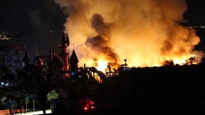 Bodrum'da otel yangını