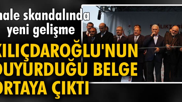 İhale skandalında yeni gelişme: Kılıçdaroğlu’nun duyurduğu belge ortaya çıktı
