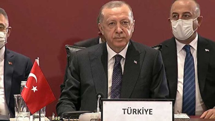 Cumhurbaşkanı Erdoğan, İstanbul'da Türk Konseyi Zirvesi'nde konuştu