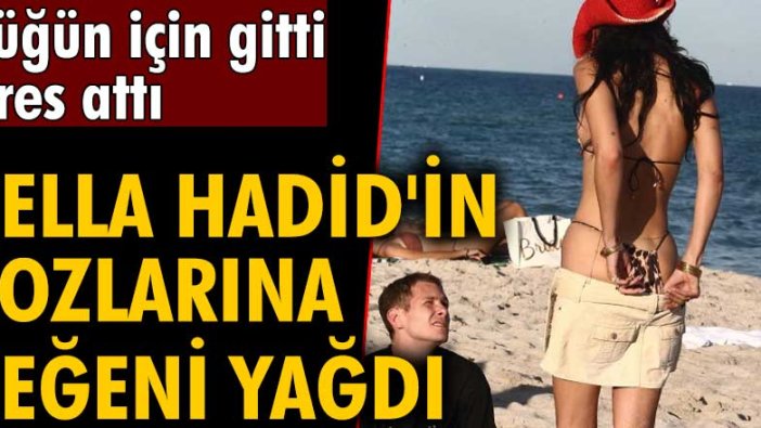 Bella Hadid'in pozlarına beğeni yağdı