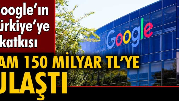 Google’ın Türkiye’ye katkısı 150 milyar TL’ye ulaştı