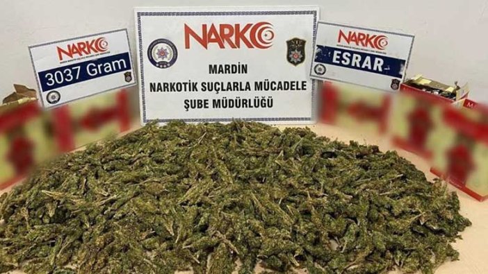 Mardin'de uyuşturucu operasyonu!
