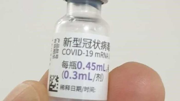 Çince etiketli mRNA aşısıyla ilgili açıklama