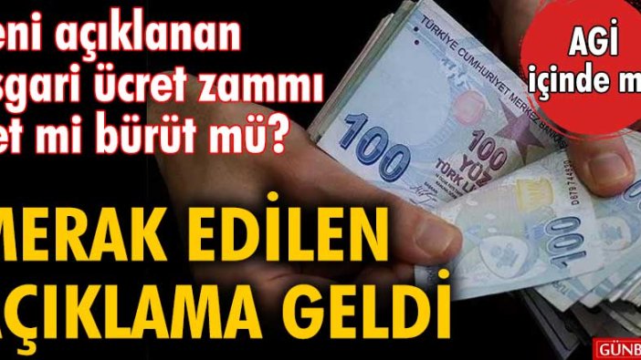 Asgari ücret net 4250 mi brüt mü? AGİ içinde mi? Merak edilen açıklama geldi