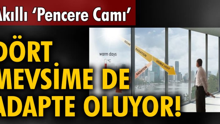 Akıllı 'Pencere Camı' oda sıcaklığını koruyor