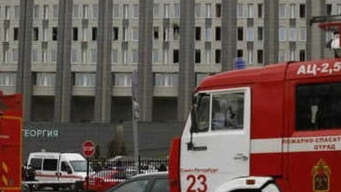 Rusya'da korona hastanesinde yangın!
