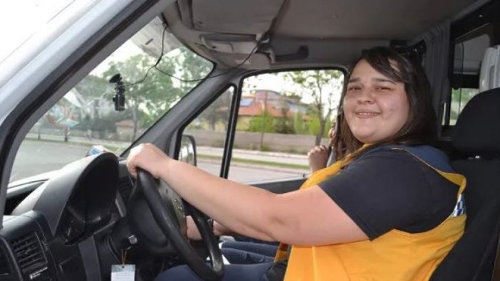 Aksaray'ın tek kadın ambulans şoförü!