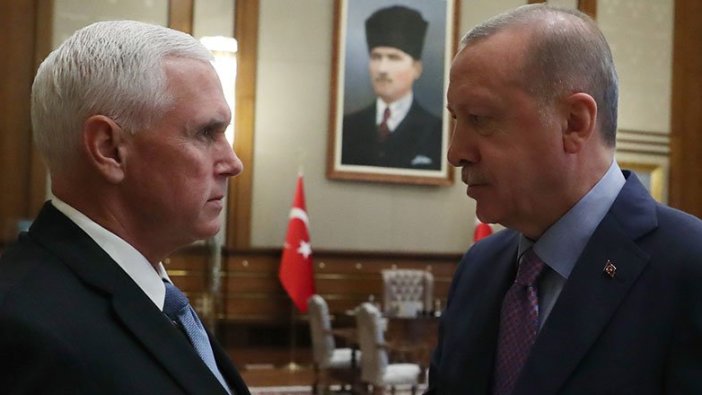 Cumhurbaşkanı Erdoğan Pence'yi kabul etti