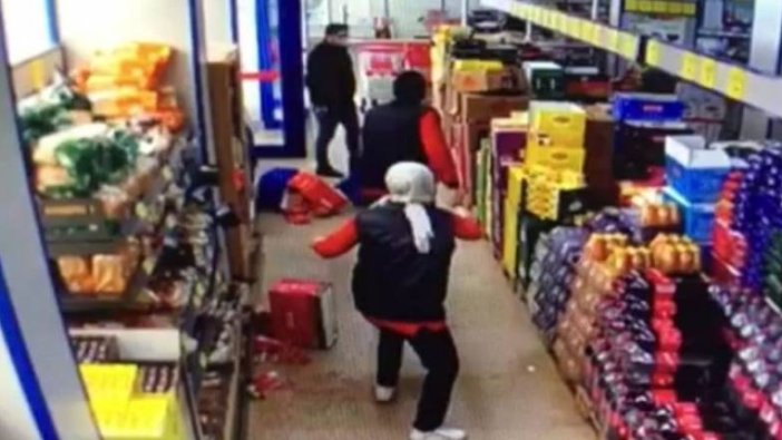 Avcılar'da maske takmadığı için kendisini uyaran market çalışanlarına saldırdı!