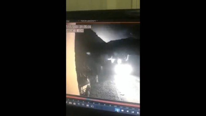 Erzincan'a esrarengiz ışık: Meteor mu düştü?