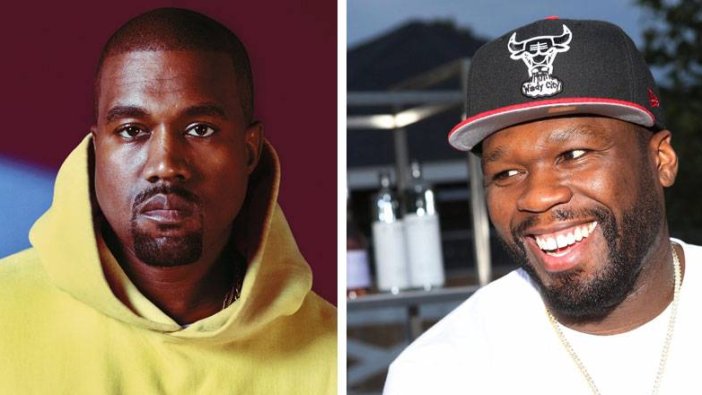 50 Cent'ten Kanye West'in ilk mitingine tepki: Ne dedi lan bu?