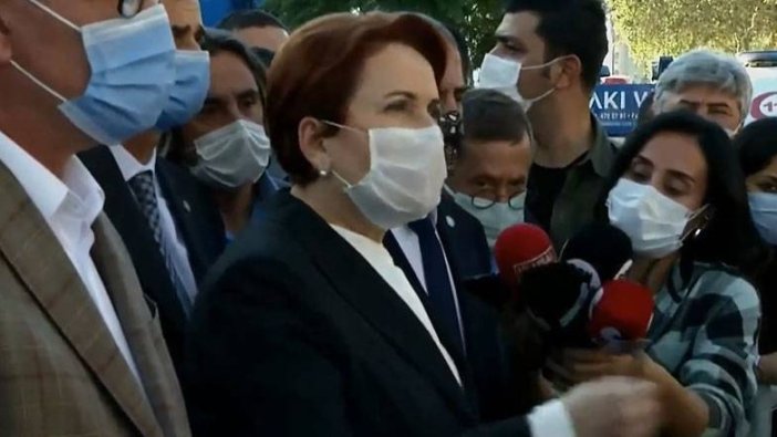 Meral Akşener depremin vurduğu İzmir'de