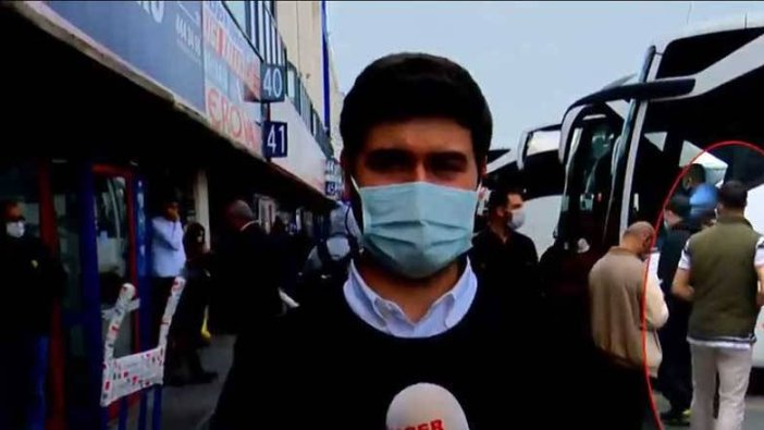 Otogar bombacıları Habertürk TV canlı yayınında kadraja gir