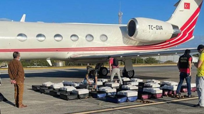 Brezilya'da Türk uçağına operasyon: Bin 304 kilogram kokain bulundu