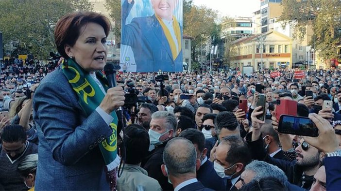 Meral Akşener'in Bursa'daki esnaf ziyareti mitinge dönüştü