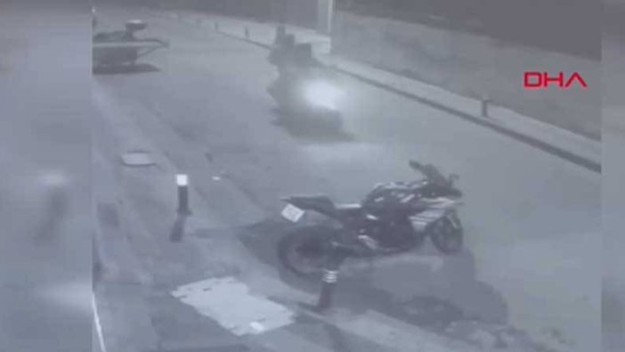 Üsküdar'da motosiklet hırsızlığı