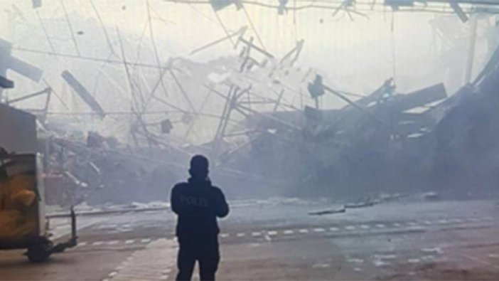 İstanbul Havalimanı'nın kargo terminali çöktü