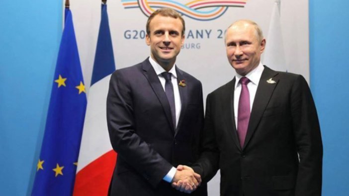 Putin ve Macron görüşmesinden 'diplomatik çözüm' çıktı