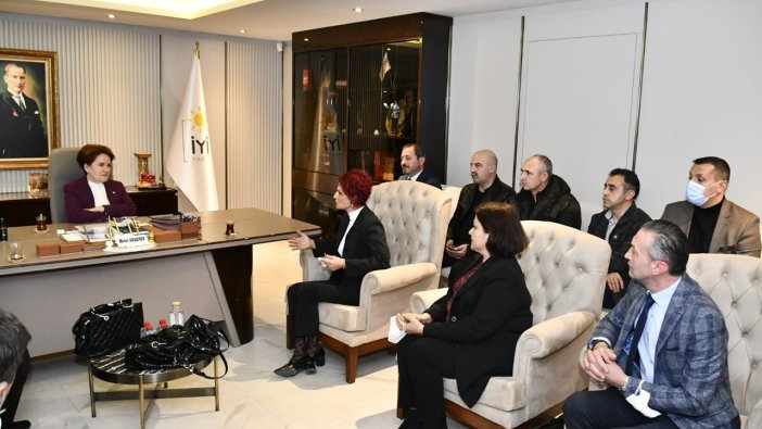 İYİ Parti Genel Başkanı Meral Akşener, EYT Federasyonu Başkanı'nı ağırladı
