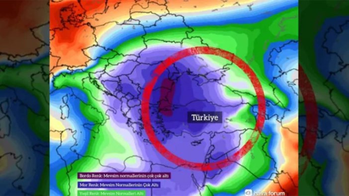Türkiye’ye kutup soğuğu geliyor…