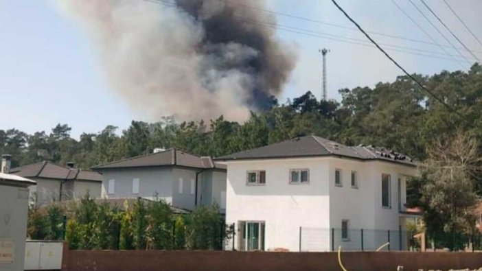 Fethiye'de orman yangını 