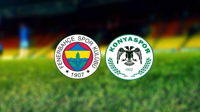 Fenerbahçe - Konyaspor maçı ne zaman, saat kaçta, hangi kanalda?