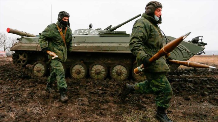 Birliklerini Donbas bölgesine kaydıran Rus ordusu, saldırıya hazırlanıyor!