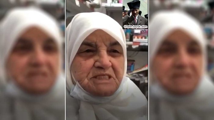 Sosyal medyada beğeni yağdı: Yaşlı kadın Atatürk sevgisini o şiirle haykırdı!