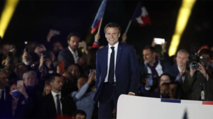 Macron’dan zafer konuşması